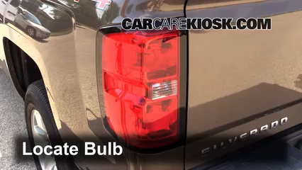 2015 Chevrolet Silverado 1500 LT 4.3L V6 FlexFuel Extended Cab Pickup Lights Reverse Light (replace bulb)